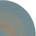 thumbnail image 1 of Colonial Mills 2.5' x 8' Blue and Brown All Purpose Handcrafted Reversible Oval Outdoor Area Throw, 1 of 3