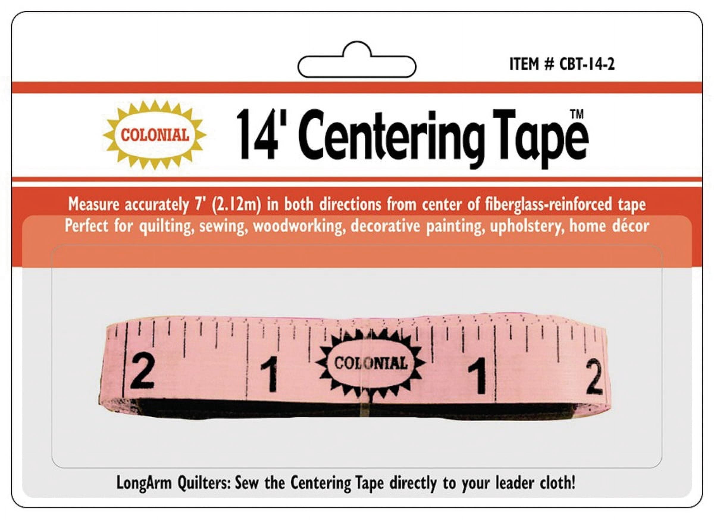 Centering Tape (14ft), Colonial Needle - Walmart.com