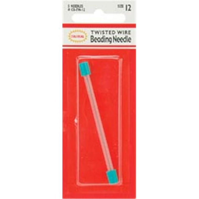 Colonial Needle Twisted Wire Beading Needles-Size 12 5/Pkg - Walmart ...