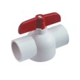 thumbnail image 1 of LASCO Fittings 4369781 3 in. PVC Ball Valve, Schedule 80, 1 of 1