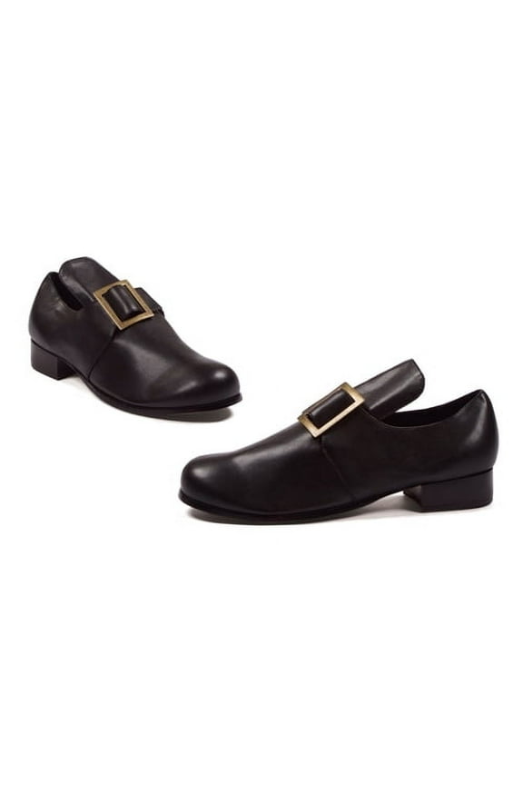 Shoes Black Colonial Loafer Shoes for Adults, Men's size 10-11