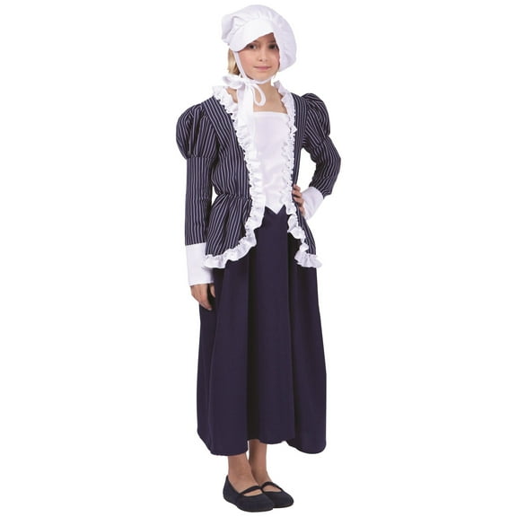 Colonial Pinstriped Child Costume