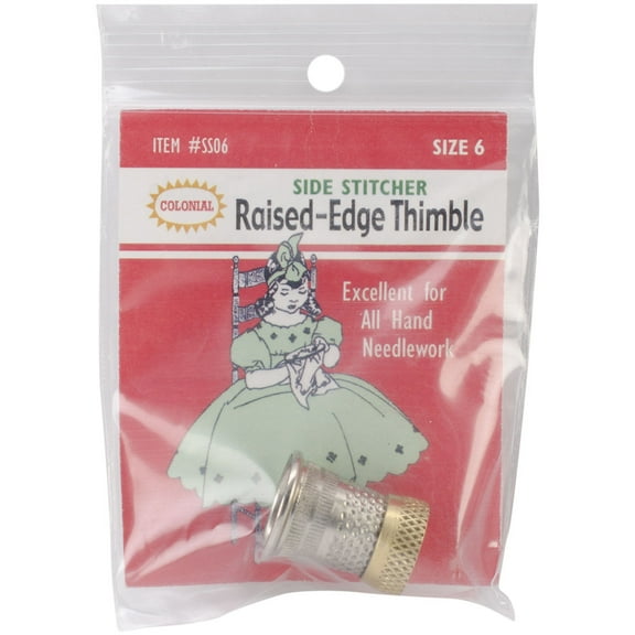 Colonial Raised-Edge Thimble-Size 6