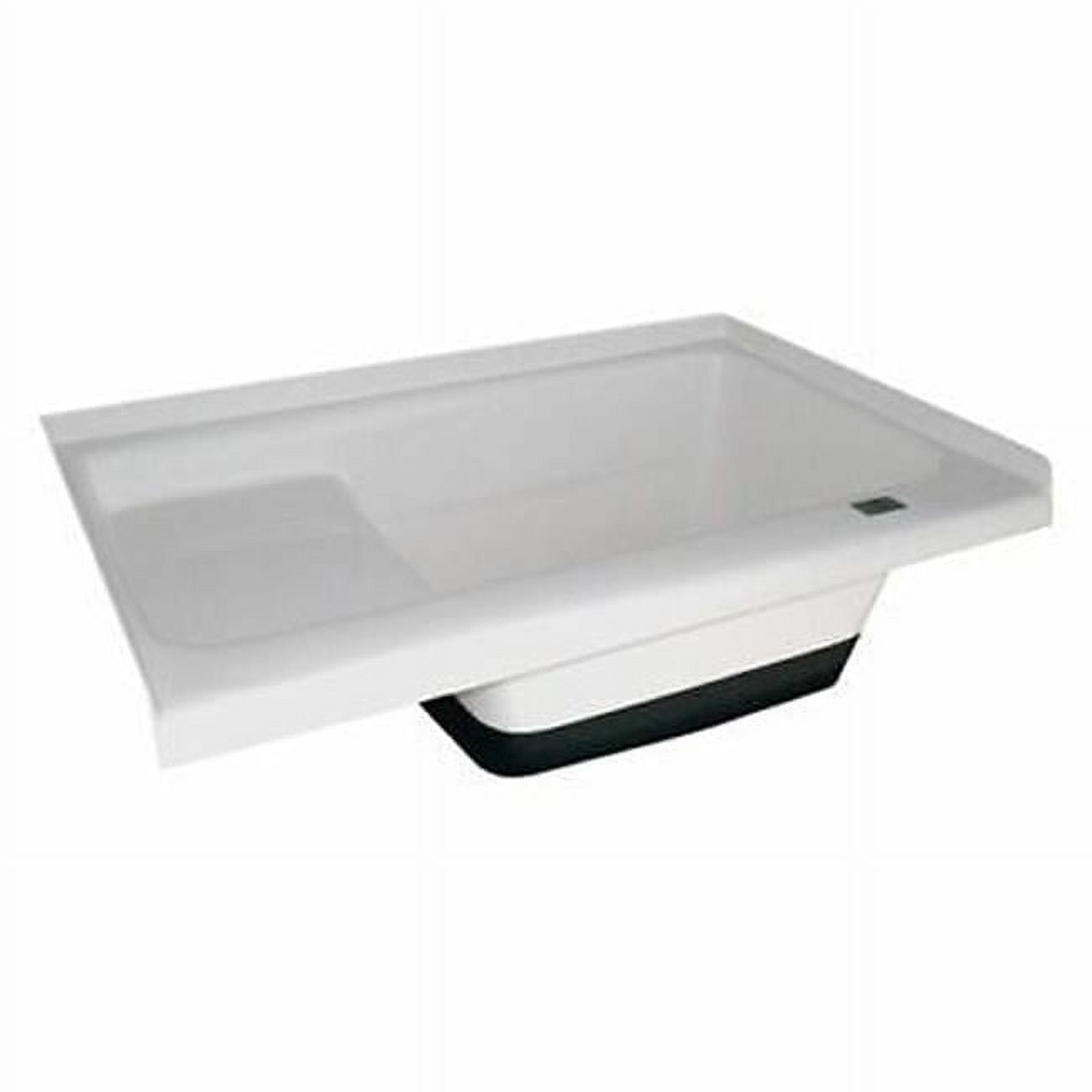 Colonial White ABS Sit-In Step Tub with Seat