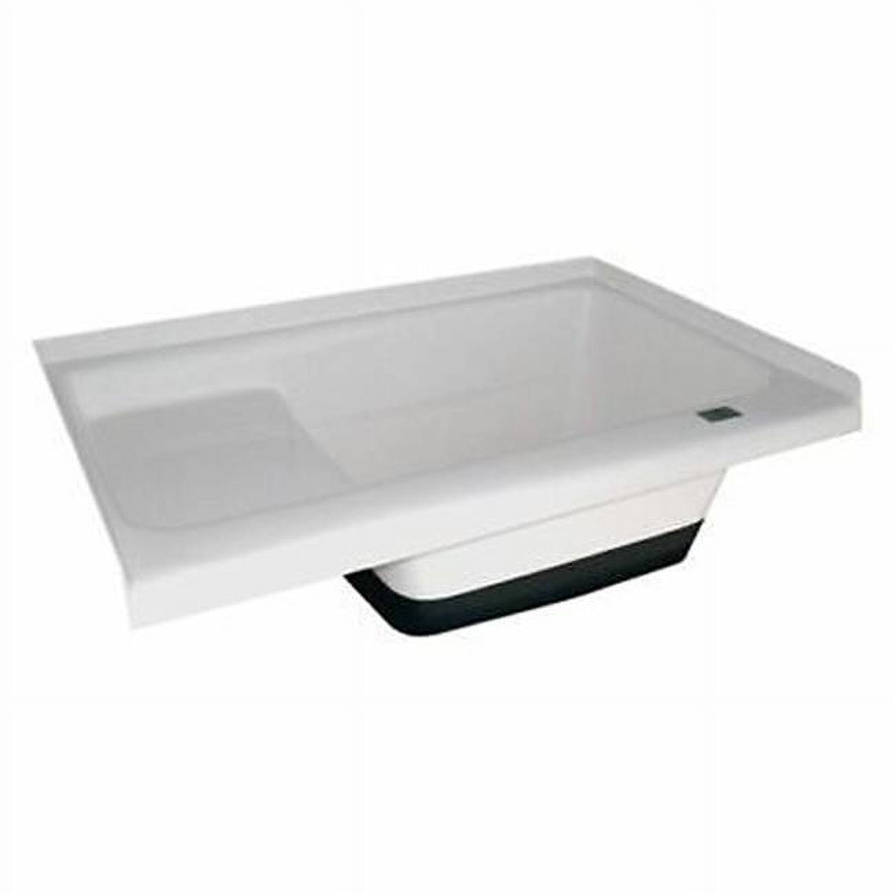 Colonial White ABS Sit-In Step Tub with Seat