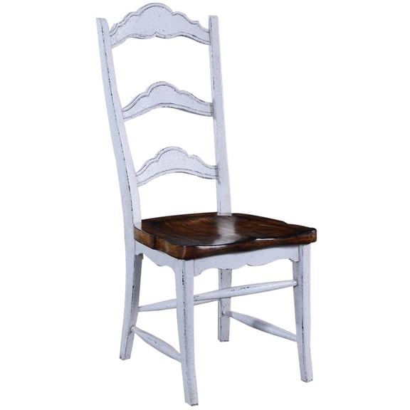 Colonial Style Dining Chairs  Antique Solid Wood Seats