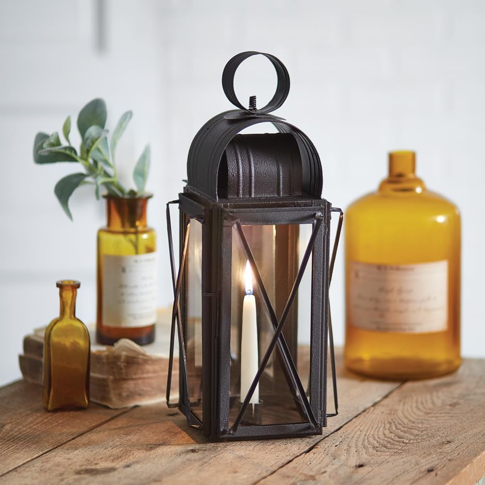 Colonial Tin Works Milkhouse Candle Lantern, 17inch Height, Home