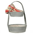 Colonial Tin Works Two Tier Metal Tote