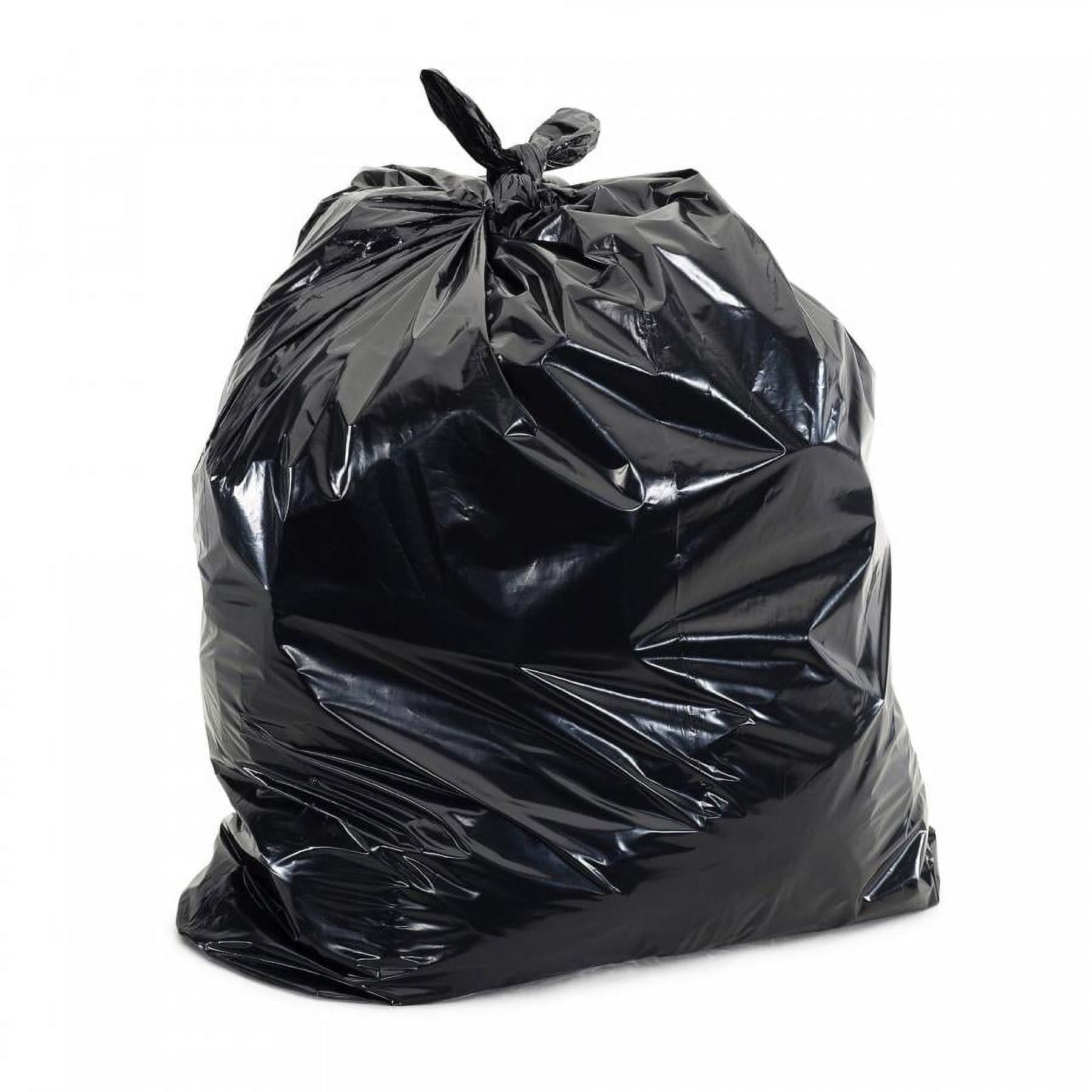 Colonial Trash Bag, 10 gal., Black, HDPE, 6 Mic., 1000 Count