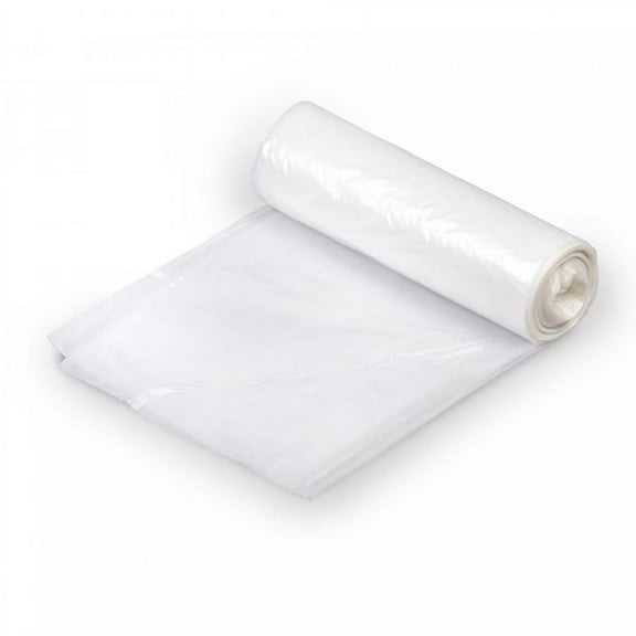 Colonial Trash Bag, 15 gal., Clear, HDPE, 8 Mic., 1000 Count