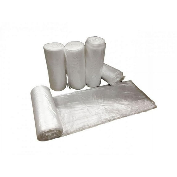Colonial Trash Bags, 56 gal., Clear,HDPE, 17 Mic., 200 Count