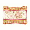 thumbnail image 1 of Colonial Williamsburg Plaid Border Pieced Accent Pillow, 12" x 16", 1 of 4