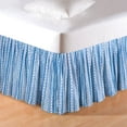 thumbnail image 1 of Colonial Williamsburg Hampstead Stripes Queen Bed Skirt Drop Length: 18 inches, 1 of 3