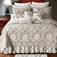 thumbnail image 1 of Colonial Williamsburg Providence Gray Full/Queen Quilt, 1 of 4
