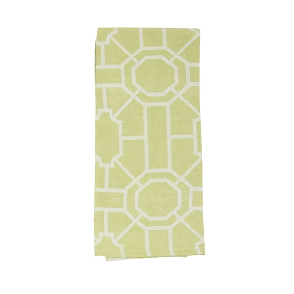 Colonial Williamsburg Trellis Peridot Cotton Woven Kitchen Towel Decor
