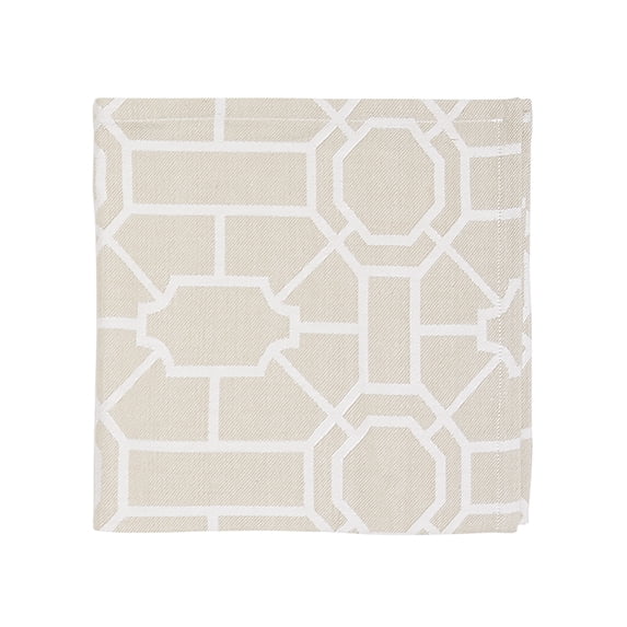 Colonial Williamsburg Trellis Sandstone Napkin