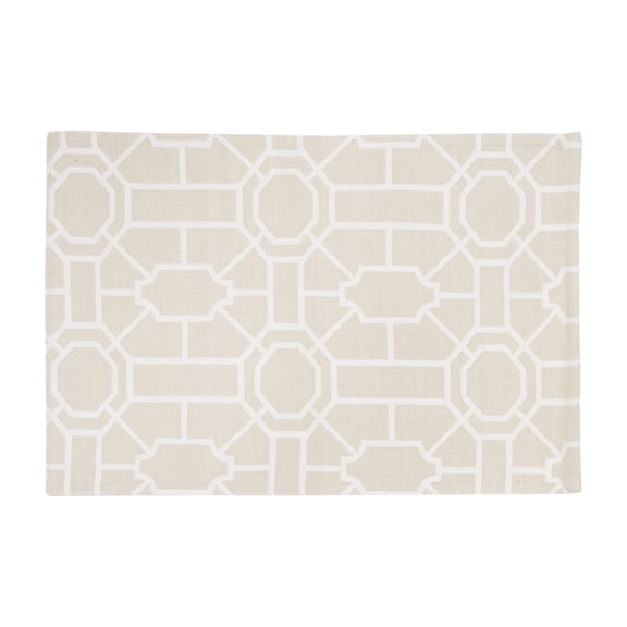 Colonial Williamsburg Trellis Sandstone Single Placemat, 13" x 19"
