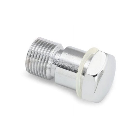 Colony Tachometer Drive Hole Plug - Chrome 7401-2