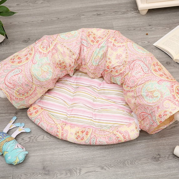 Coloody Cat Tunnel Bed Tube with Cushion Mat and Plush Ball Toy(Length 51" Diameter 9.1")