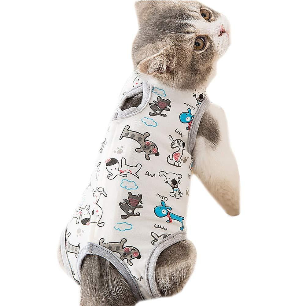 Coloody Cat Wound Surgery Recovery Suit for Abdominal Wounds or Skin Diseases