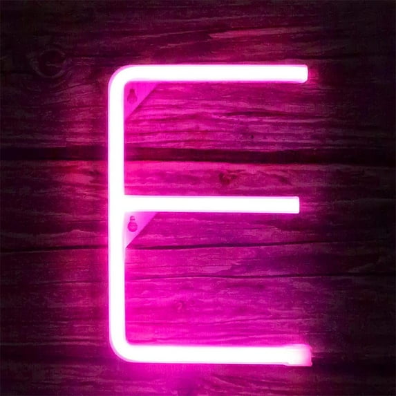 Coloody Light Up Letters Neon Signs Battery/USB Powered Letter Lights Wall Decor