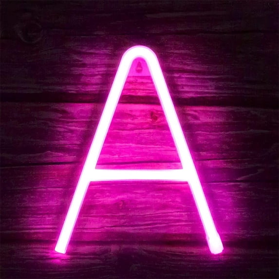 Coloody Light Up Letters Neon Signs Battery/USB Powered Letter Lights Wall Decor