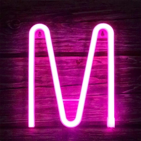 Coloody Light Up Letters Neon Signs Battery/USB Powered Letter Lights Wall Decor