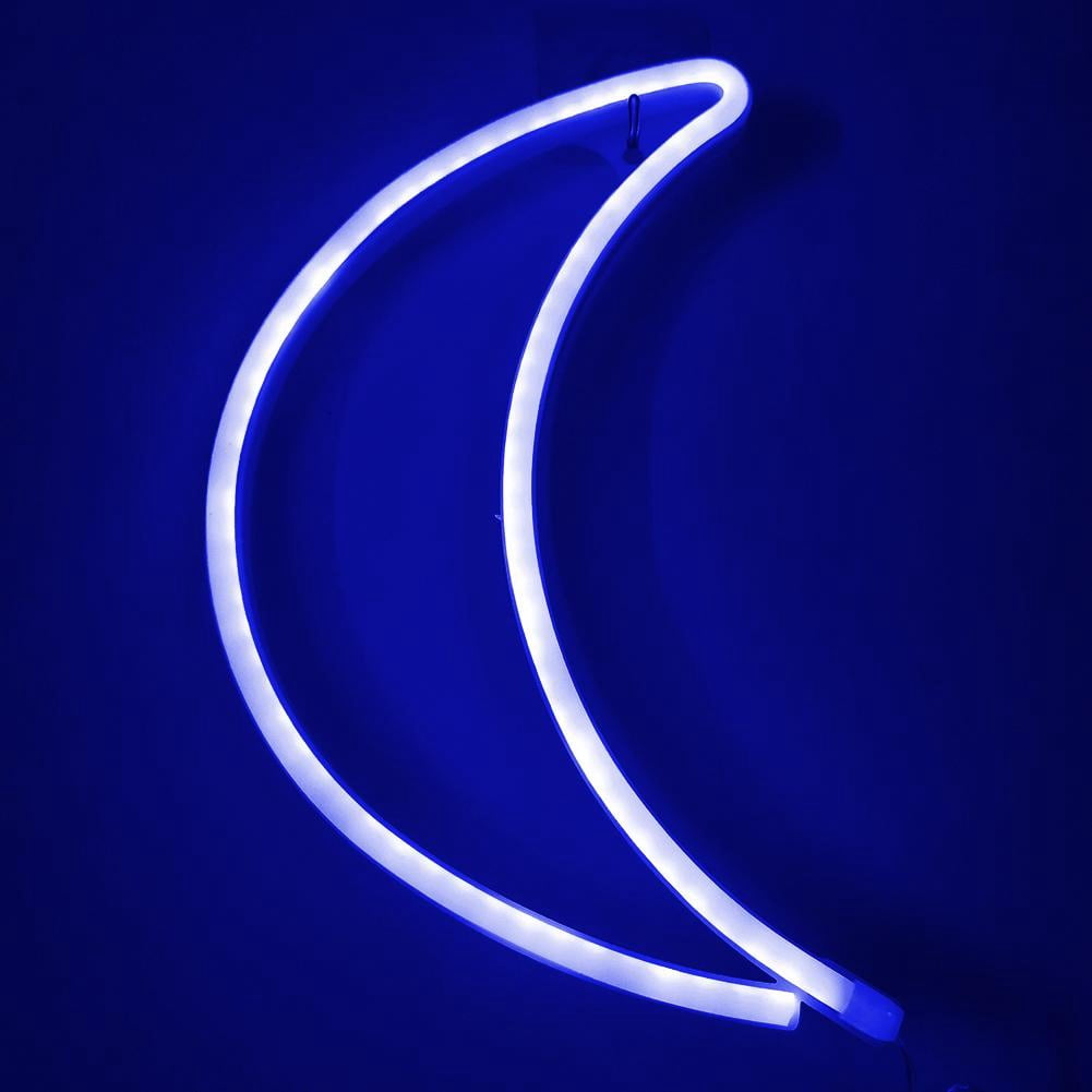 Led Neon Moon Coloody Moon Shaped Neon Signs Led Neon Light Art Decorative Lights ...