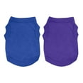 thumbnail image 1 of Coloody Pet Dog Shirts Solid Color Round Neck Pet Dog T-Shirts,Apparel for Most Pets Dogs, 1 of 7