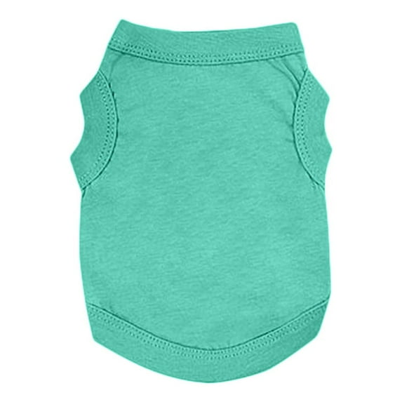 Coloody Pet Dog Shirts Solid Color Round Neck Pet Dog T-Shirts,Apparel for Most Pets Dogs
