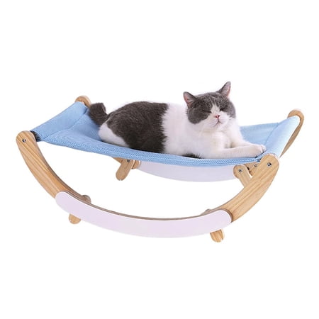 Coloody Rocking Chair Swaying Cat Bed for Indoor Cats Kitten