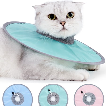 Coloody Waterproof Cat Cone After Surgery Adjustable Elizabeth Collar Cat For Wound Healing Anti-Bite Lick Wound