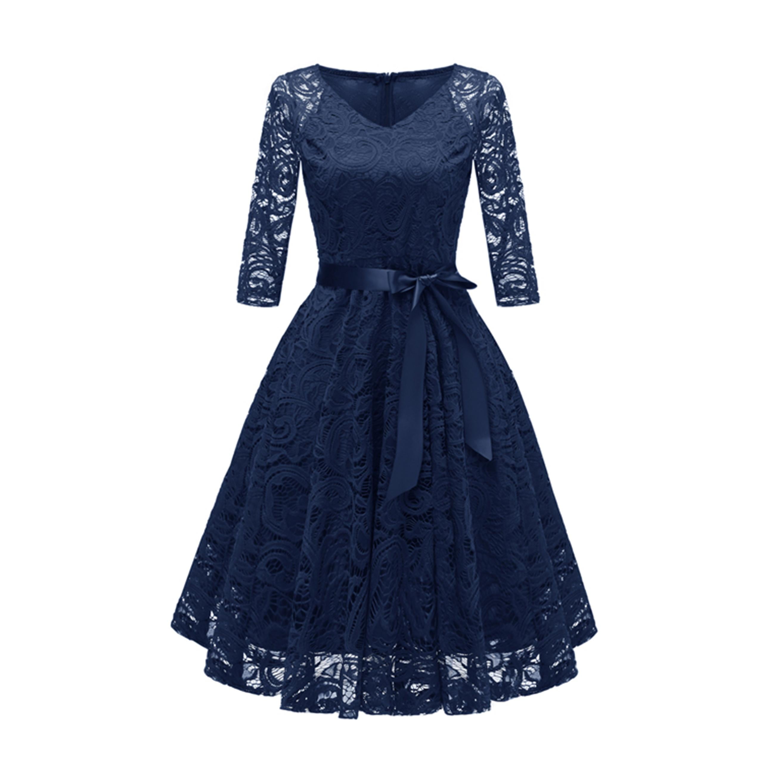 navy blue dress formal short Dark Navy Blue Short Prom Dresses With Pocket Beading, Dark Navy Blue –  morievent main image 1