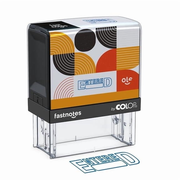 Colop USA LLC 168985  Fastnotes, ENTERED, blue