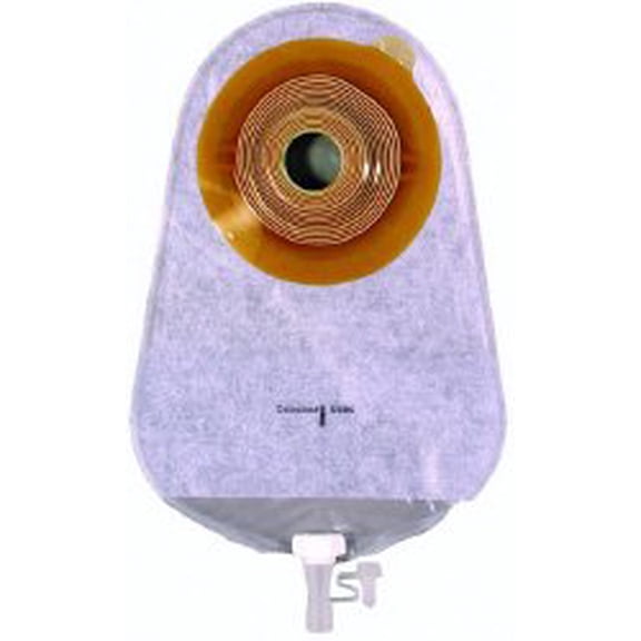 Coloplast Assura One-Piece Urostomy Pouch, 10-3/4'' L, Pre-Cut Convex Skin Barrier, 5/8'' Stoma Box of 10