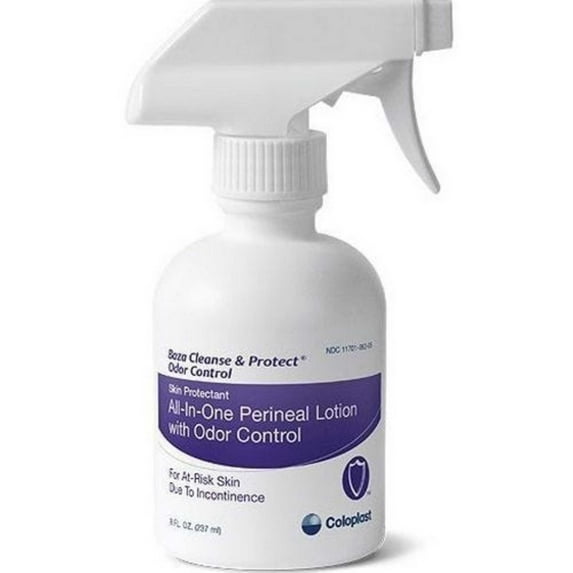 Coloplast Baza Cleanse and Protect Perineal Odor Control Lotion: Scented, 8 fl oz/237 mL, 1 Count