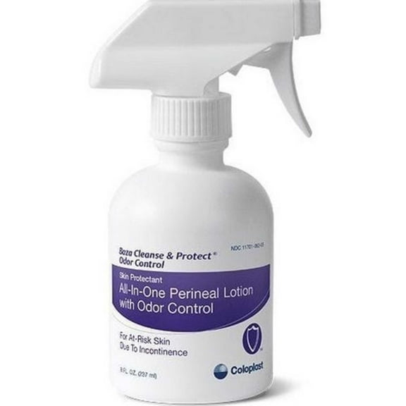 Coloplast Baza Cleanse and Protect Perineal Odor Control Lotion: Scented, 8 fl oz/237 mL, 1 Count