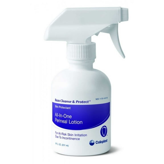 Coloplast Baza Cleanse and Protect Perineal Odor Control Lotion: Unscented, 8 fl oz/237 mL, 1 Count