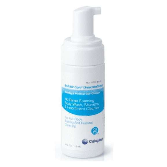 Coloplast Bedside-Care Foam Body Wash, Shampoo, & Cleanser Unscented 4 oz 67147