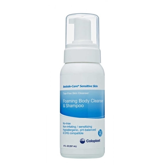 Coloplast Bedside-Care Sensitive Skin Foam: 8 fl oz/237 mL, 1 Count