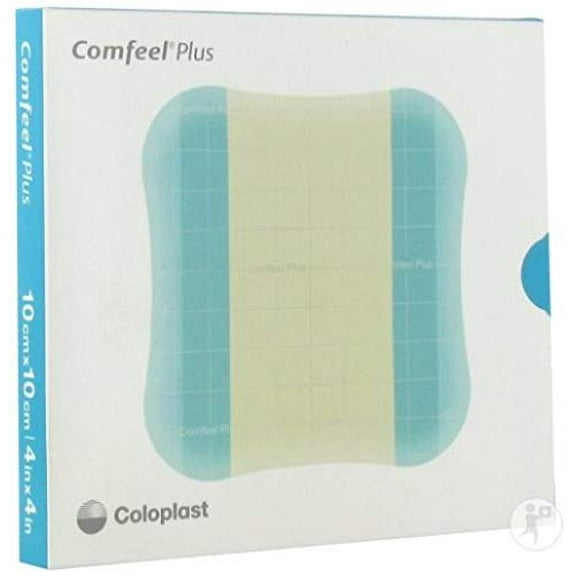Coloplast Comfeel Plus Ulcer Dressing 4"x4"10/bx 3110