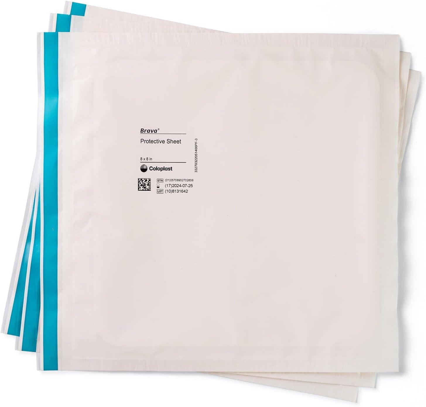 Coloplast Inc 6232205 Brava Skin Barrier Protective Sheets 8" X 8