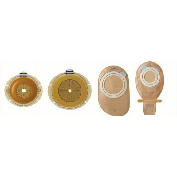 Coloplast SenSura Flex Two-Piece Pre-Cut Convex Light Standard Wear Skin Barrier with Flange and Belt Tabs 1-1/4" Stoma