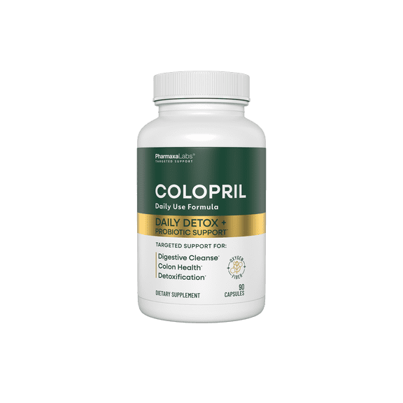 Colopril Probiotic Prebiotic Supplement for Digestive Health Regularity Bloating Relief 30 Servings