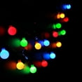 thumbnail image 1 of Color/1Pc 50Led Solar Globe String Lights Powered， 8 Different Modes，Ip65 Waterproof & Easy To Install，On Wall, Window, Door, Floor, Ceiling, Grass, Tree/ Fairy Garden Outdoor Party 19*12*5, 1 of 8