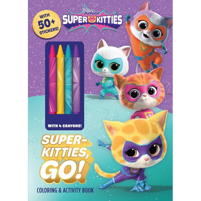 Color & Activity with Crayons: Disney SuperKitties: SuperKitties, Go ...