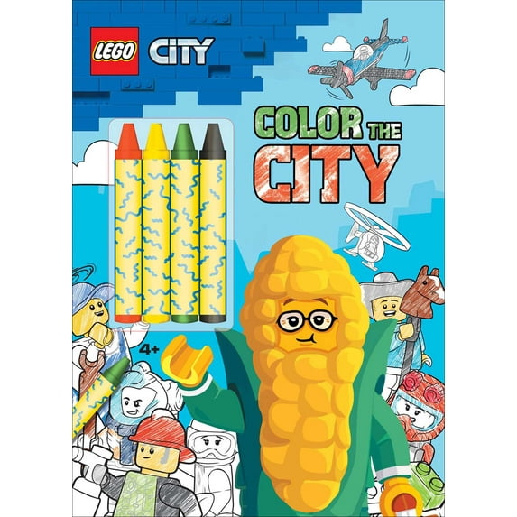 Color & Activity with Crayons: LEGO City: Color the City (Paperback)