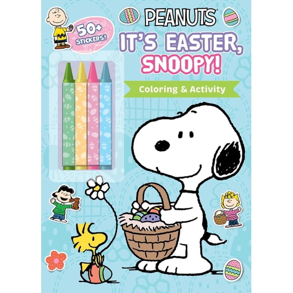 Color & Activity with Crayons Peanuts: It's Easter, Snoopy!, (Paperback)