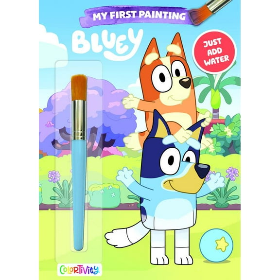 Bluey Colortivity: My First Painting (Paperback)