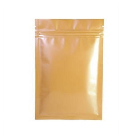 Color Aluminium Foil Reusable Zip Bag Flat Mylar Metallic Pouch 12x18cm 4.7x7"
